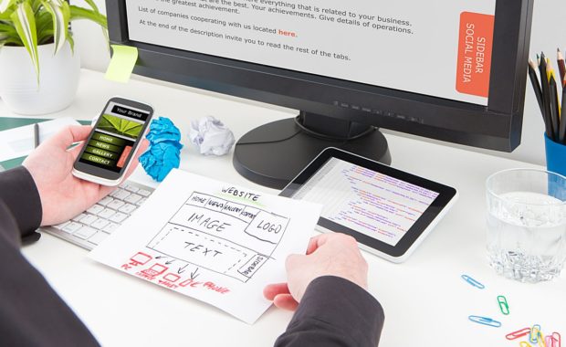 a new responsive website for a client that focuses solely on improving website design and functionality