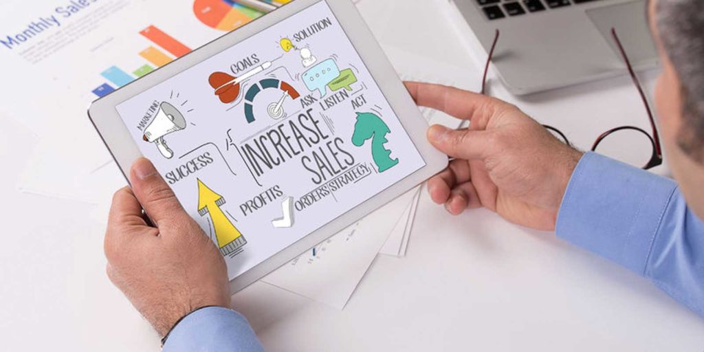 Dentist setting KPIs for his dental marketing campaign