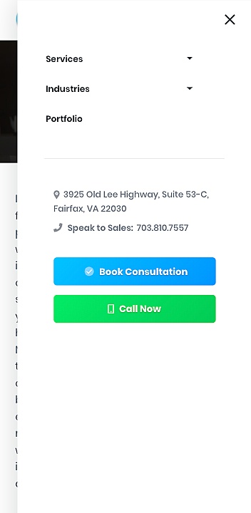 321 mobile menu