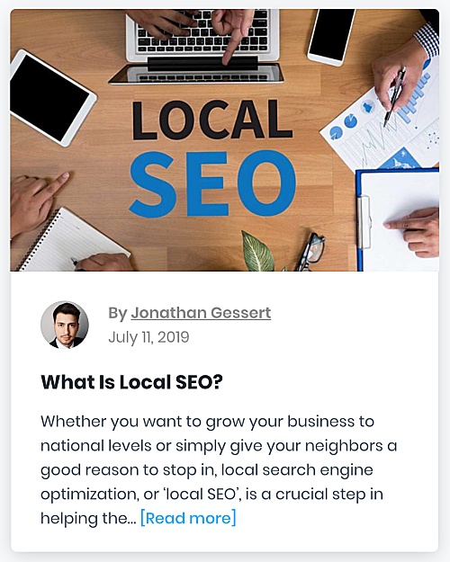 321 Web Marketing Washington, DC SEO blog - "What Is Local SEO?" - thumbnail
