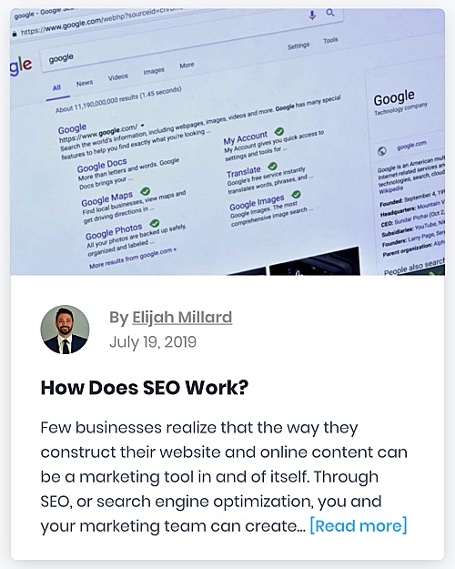 321 Web Marketing Washington, DC SEO blog - "How Does SEO Work?" - thumbnail