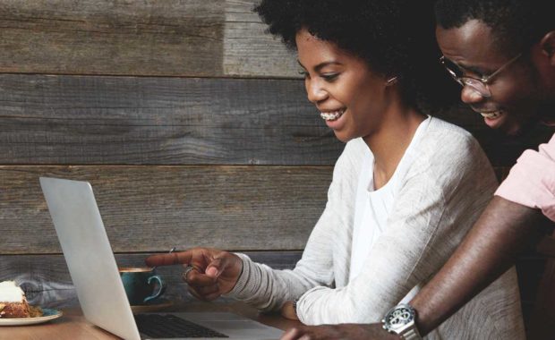 business professionals performing off page seo