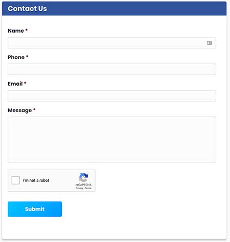 321 contact form
