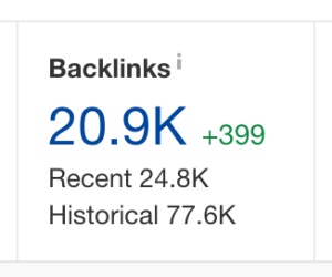 backlink portfolio for a client