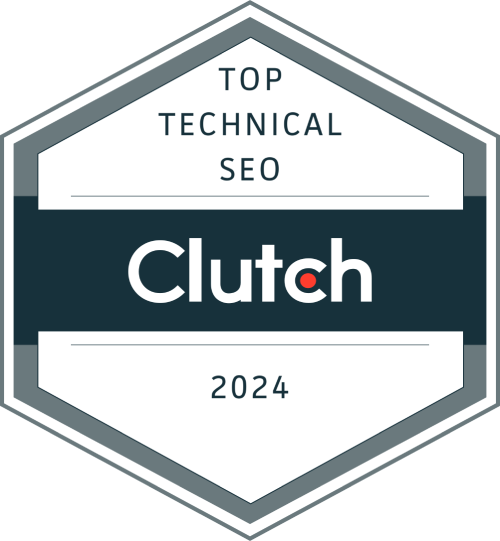 Clutch Top Technical SEO 2024 Badge