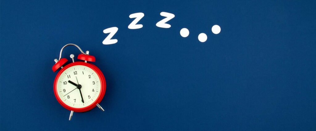 Clock with "Z's"