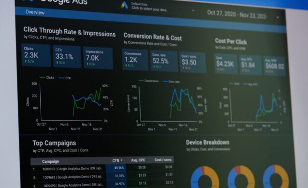 Google Ads Dashboard View