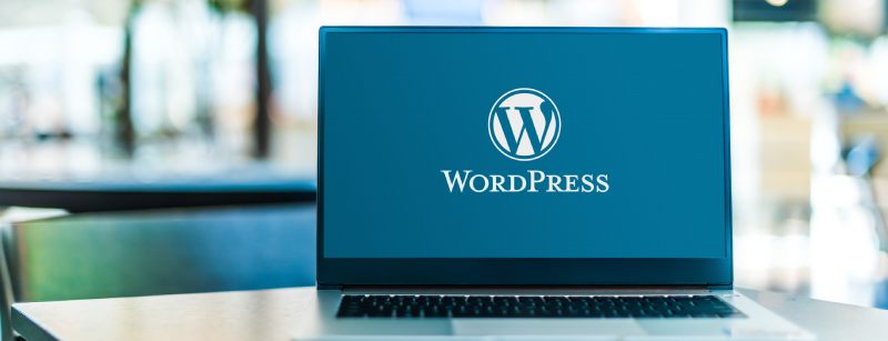 Wordpress On Computer Screen