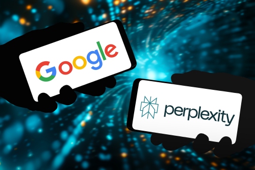 Search Engine logos shown on mobile devices