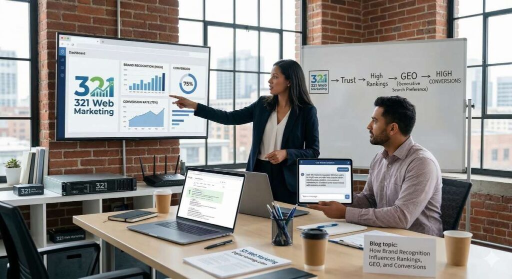 How Brand Recognition Influences Rankings, GEO, and Conversions