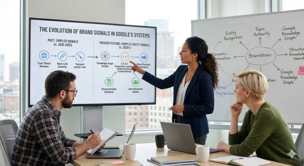 The Evolution of Brand Signals in Google's Systems