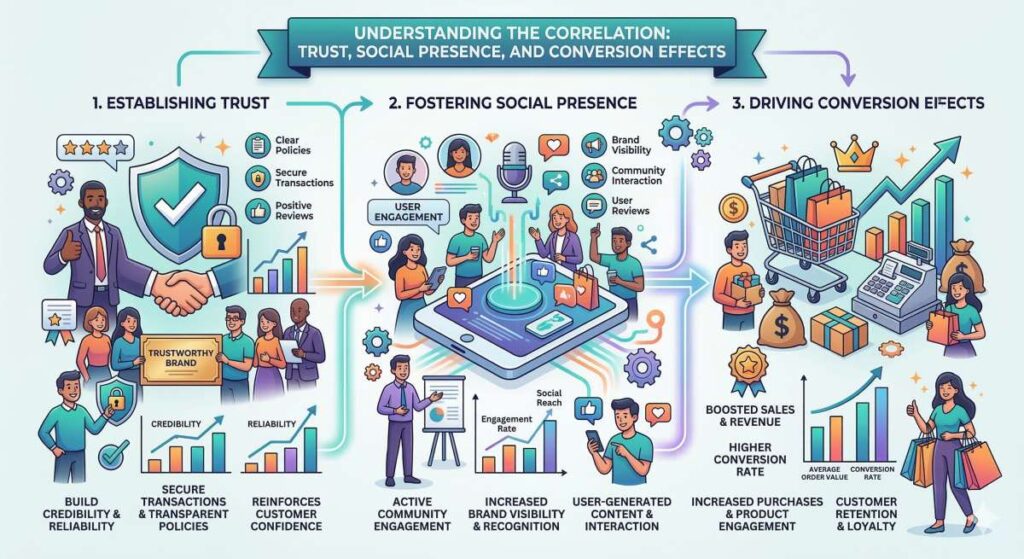 Trust, Social Presence, and Conversion Effects