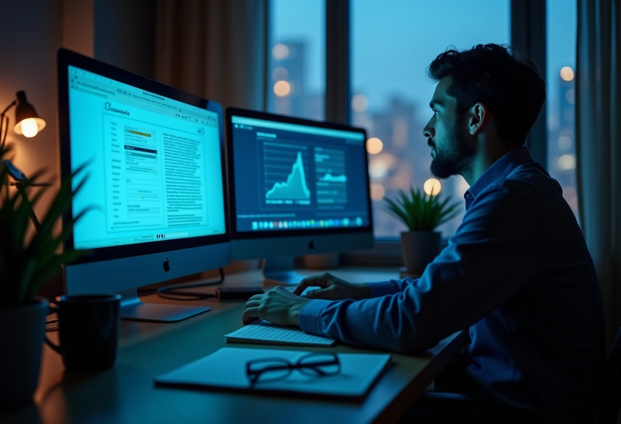 Department head trying to analyze the data