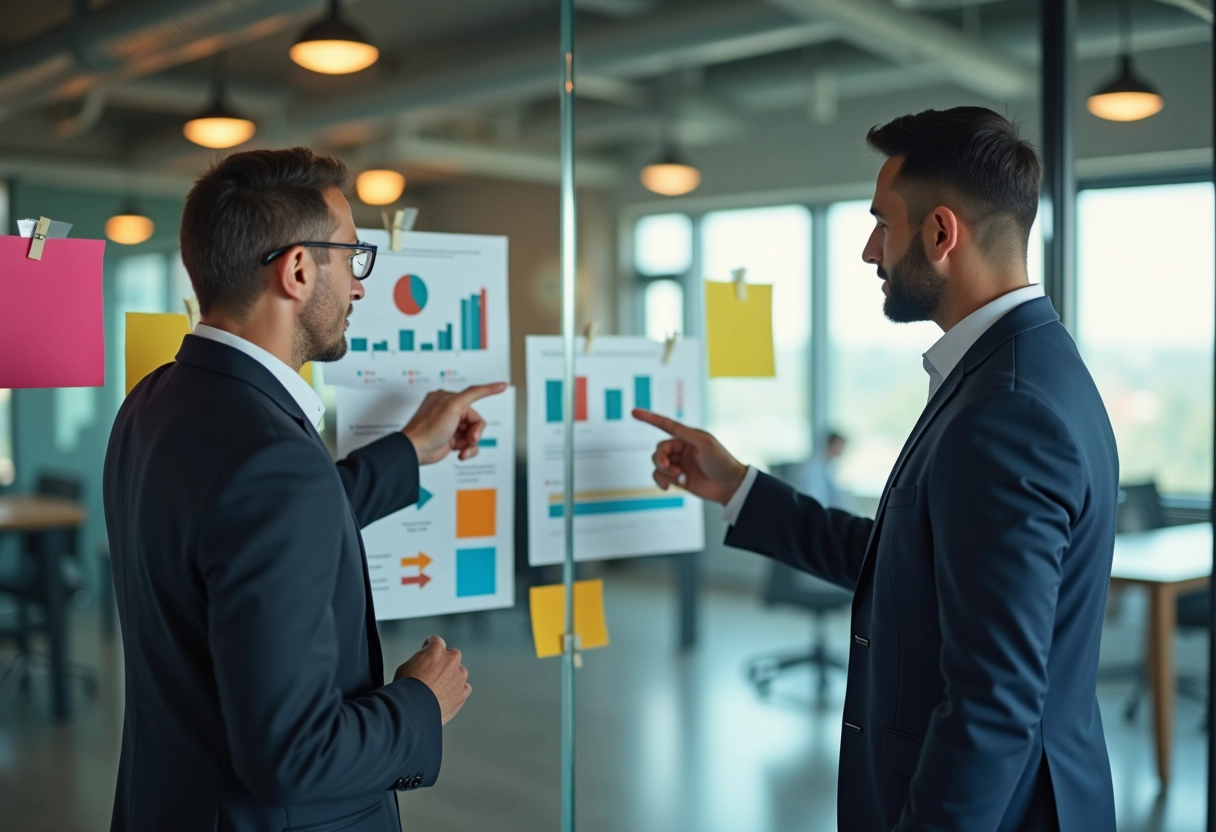 2 strategists discussion pipeline data
