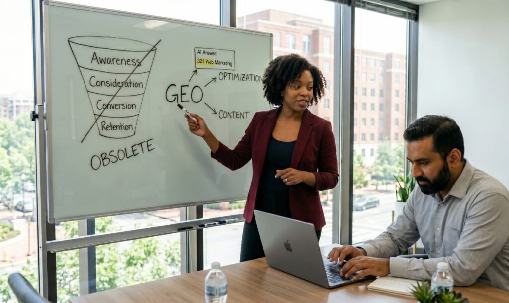The End of Traditional SEO Funnels and the Rise of GEO